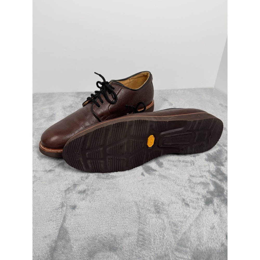 Samuel Hubbard M2150 Men’s 10.5 Brown Leather Oxford Shoes Vibram Portugal - Picture 2 of 13